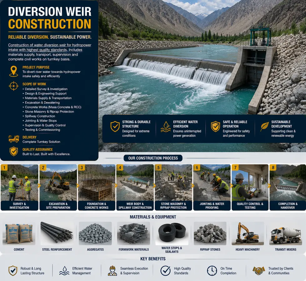 Diversion Weir Construction